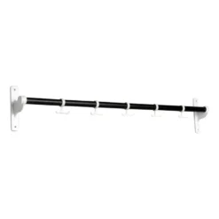Nostalgi kroklist 100 cm, Svartbetsad ek-vit