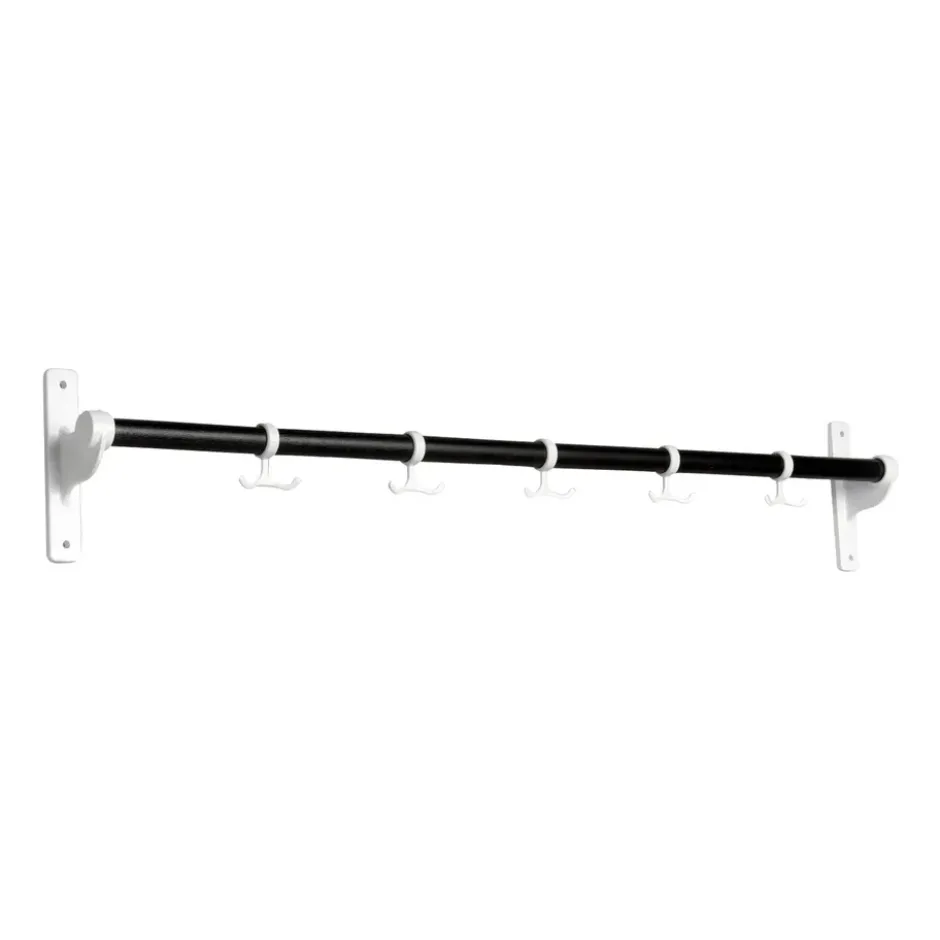 Nostalgi kroklist 100 cm, Svartbetsad ek-vit