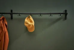 Nostalgi kroklist 100 cm, Svartbetsad ek-aluminium