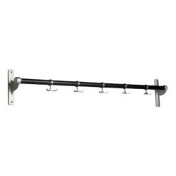 Nostalgi kroklist 100 cm, Svartbetsad ek-aluminium