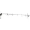 Nostalgi kroklist 100 cm, Vit-aluminium