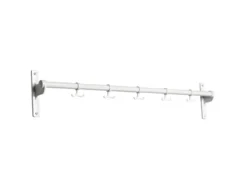 Nostalgi kroklist 100 cm, Vit-aluminium