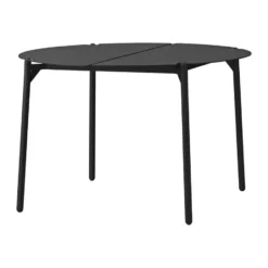 NOVO loungebord Ø70x45 cm, Black