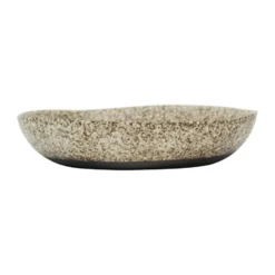 Nox skål Ø28 cm, Brun-vit