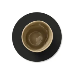 Nupo glasunderlägg circle, Black ink