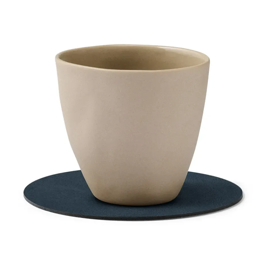Nupo glasunderlägg circle vändbar 1 st, Midnight blue-petrol