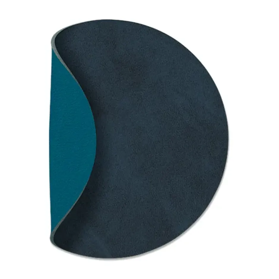 Nupo glasunderlägg circle vändbar 1 st, Midnight blue-petrol