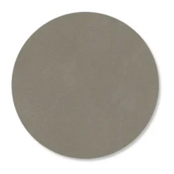 Nupo glasunderlägg circle vändbar 1 st, Linen-flint Grey