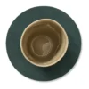 Nupo glasunderlägg circle vändbar 1 st, Dark green-olive green