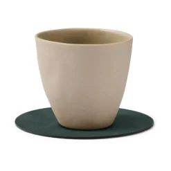 Nupo glasunderlägg circle vändbar 1 st, Dark green-olive green