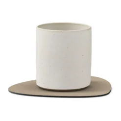 Nupo glasunderlägg curve, Clay brown