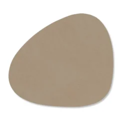 Nupo glasunderlägg curve, Clay brown