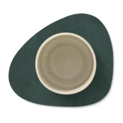 Nupo glasunderlägg curve, mörkgrön