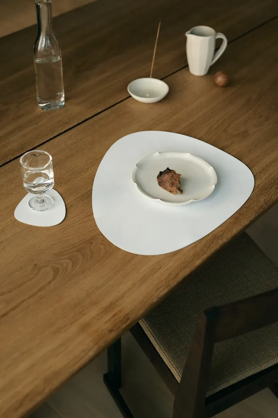 Nupo glasunderlägg curve, Pure white