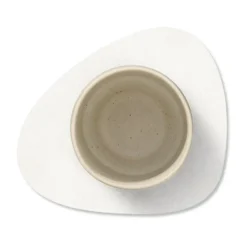 Nupo glasunderlägg curve, Pure white