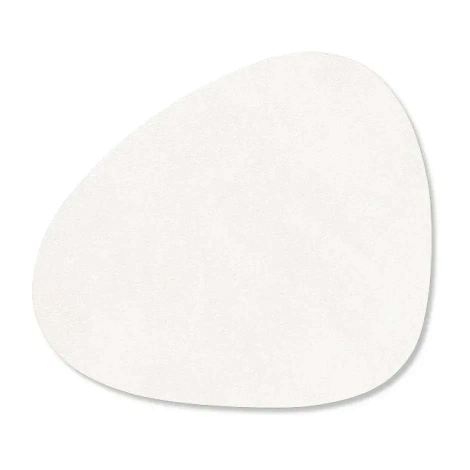 Nupo glasunderlägg curve, Pure white