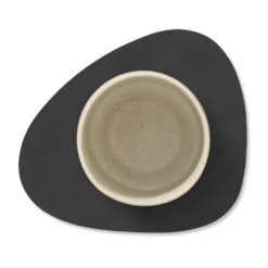 Nupo glasunderlägg curve, svart