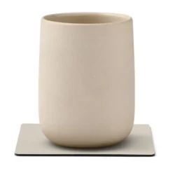 Nupo glasunderlägg square, Oyster white