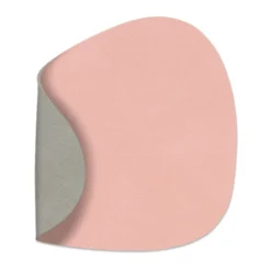 Nupo glasunderlägg vändbar curve 1 st, rosa-ljusgrå