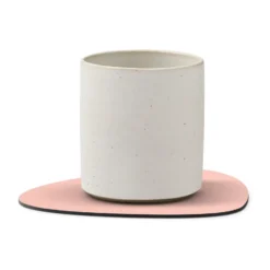 Nupo glasunderlägg vändbar curve 1 st, rosa-ljusgrå