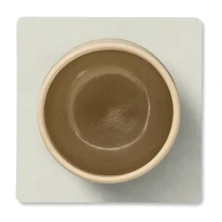 Nupo glasunderlägg vändbar square 1 st, Linen-flint Grey
