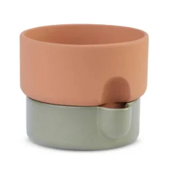 Oasis självvattnande kruka medium Ø20,5 cm, Terracotta-Grön
