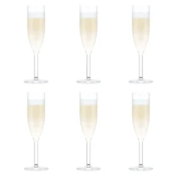 Oktett champagneglas 6-pack, 12 cl