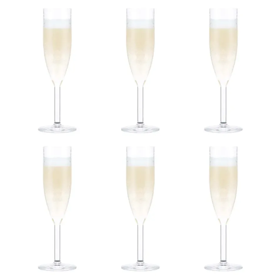 Oktett champagneglas 6-pack, 12 cl