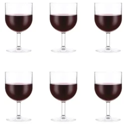 Oktett rödvinsglas 6-pack, 25 cl