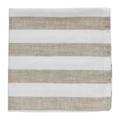 Olivia bomullsservett 40x40 cm, Off White-Linen