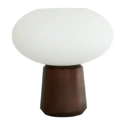 Olivia table bordslampa Ø25,5 cm, Dark ash