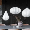 Onion pendel, White