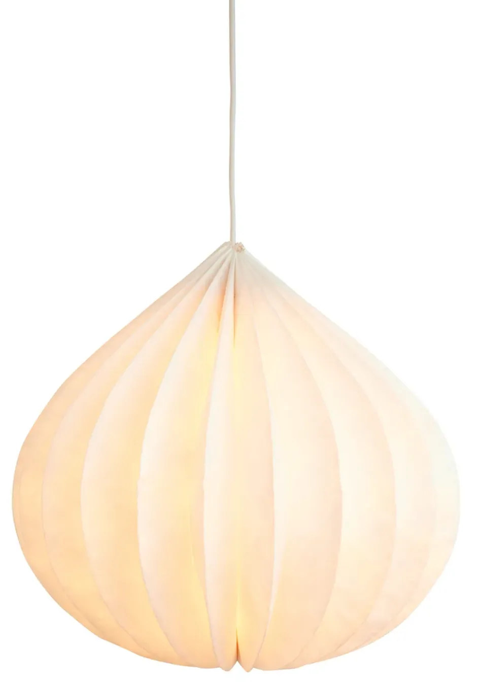 Onion pendel, White