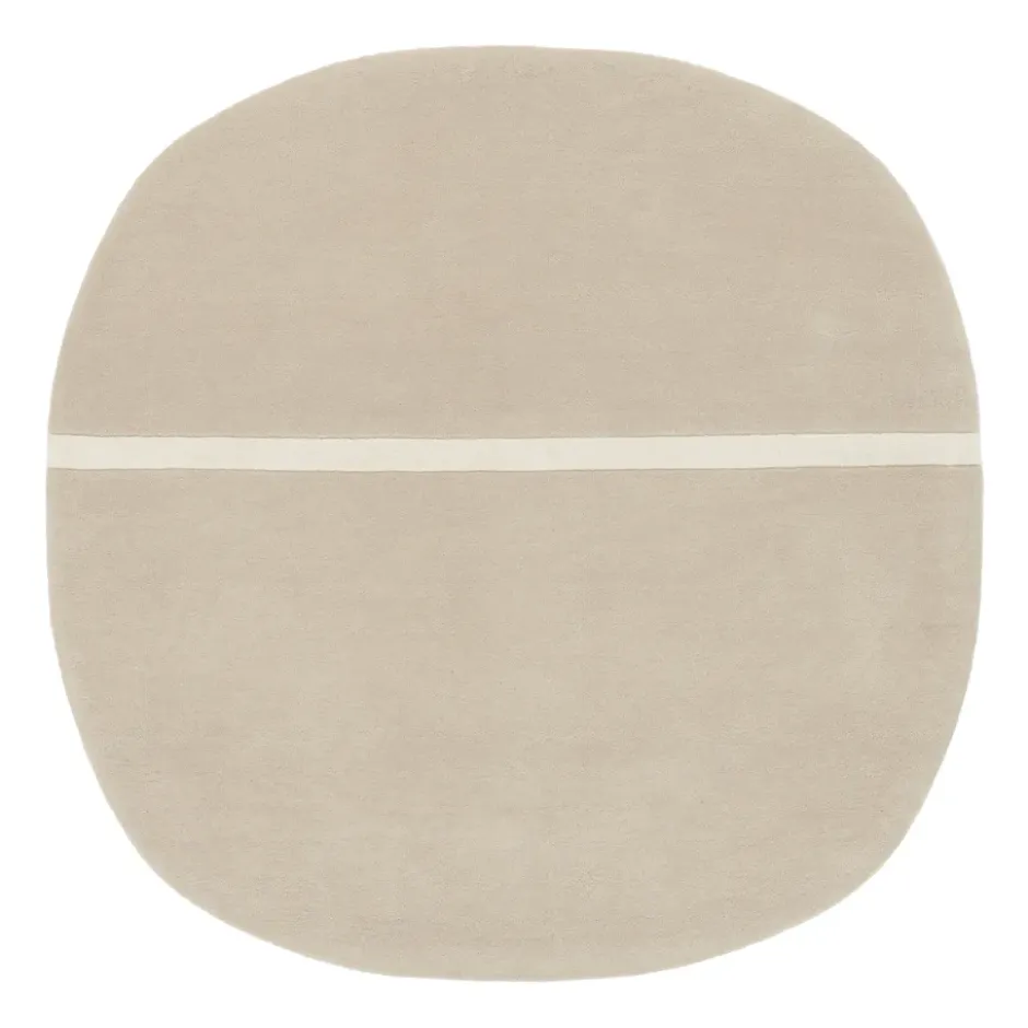 Oona matta 140x140 cm, Sand