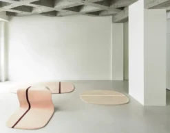 Oona matta 140x140 cm, Sand