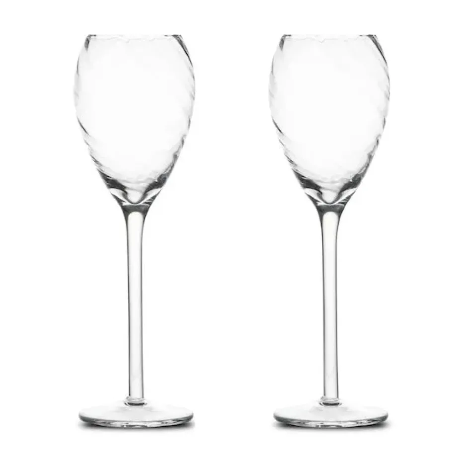 Opacity champagneglas 16 cl 2-pack, Klar