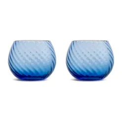 Opacity vattenglas 22 cl 2-pack, Blå