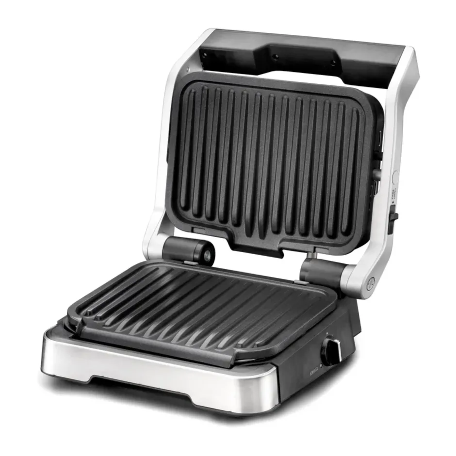 Optigrill GO772DS0 2-in-1 bordsgrill, Rostfritt stål
