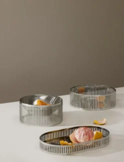 Orlo serveringsskål steel, Ø20 cm