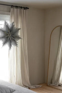 Oslo julstjärna Ø80 cm 2-pack - Grå