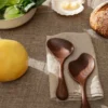 Os salladsbestick 2 delar, Dark brown