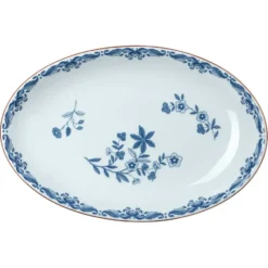 Ostindia serveringsfat oval, 33x22 cm