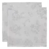 Ostindia Svart tygservett 45x45 cm 2-pack, Svart