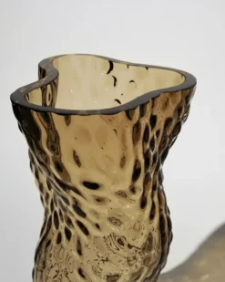 Ostrea Rock vas glas 30 cm, Smoke