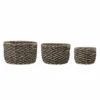 Othilde korg 3-pack, Svart