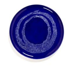Ottolenghi Feast serveringsfat Ø35 cm, Dark blue dots-white
