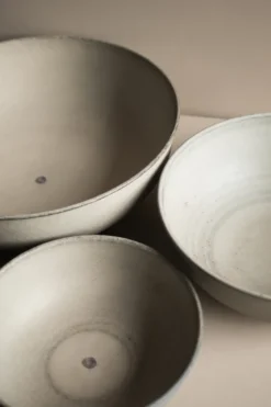 Out bowl 3 delar, Beige