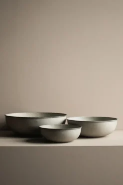 Out bowl 3 delar, Beige