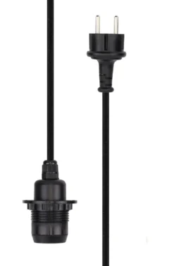 Outdoor kabelset, Black, 500 cm, E27