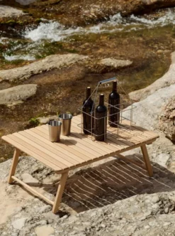 Outdoor Market flaskförvaring, Rostfritt stål, 6 flaskor